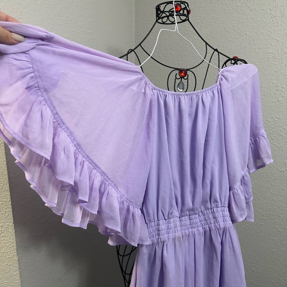Endless Rose Lavender Ruffle Top - Picture 2 of 9
